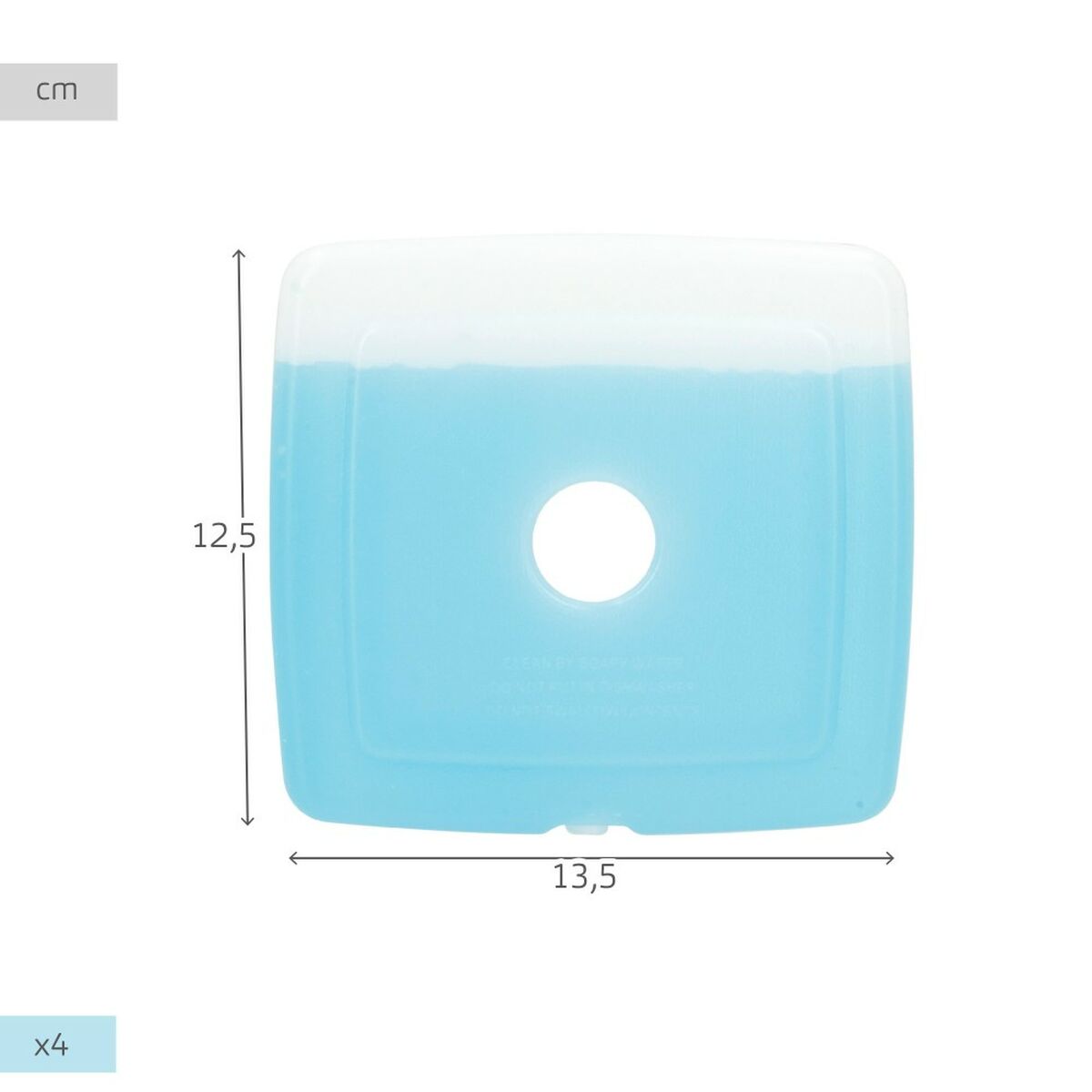 Cold Accumulator Aktive Blue 13,5 x 12,5 x 1,5 cm (12 Units)-3